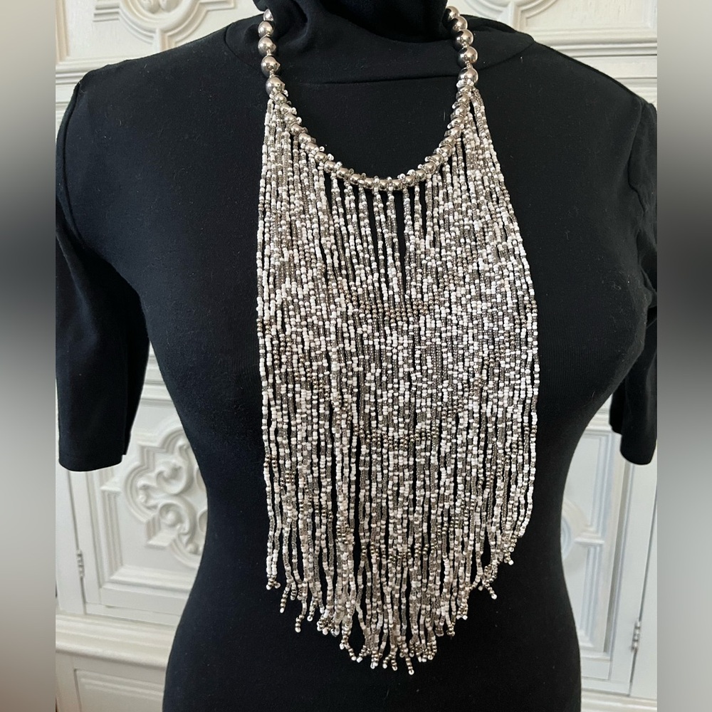 Beaded Boho, Egyptian styled necklace